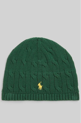 Cable-knit Cotton Hat