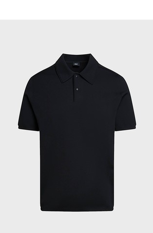 Short-sleeved Knit Polo Shirt