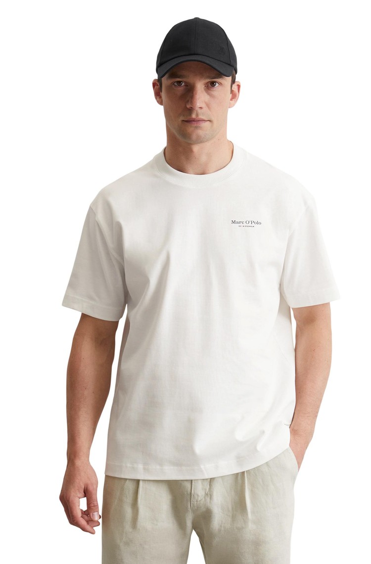 MARC O'POLO Relaxed T-shirt with back print White 