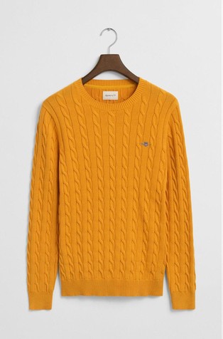 Pleten bombažen pulover