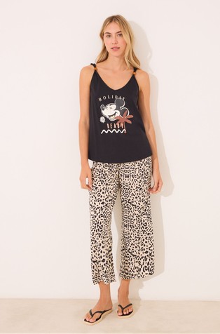 Mickey Mouse animal print pyjamas