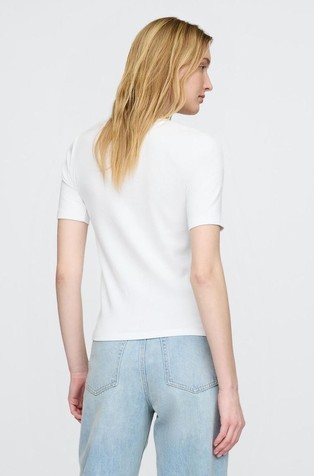 GAP Modern Crewneck T-Shirt Fresh White 2