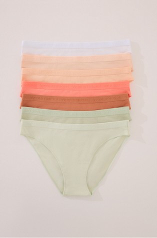 Paket 7 spodnjih hlačk iz raztegljivega bombaža