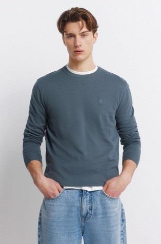 Organic cotton knit jumper