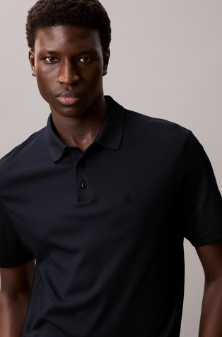 CALVIN KLEIN Pima Cotton Polo Shirt Dark Blue 4