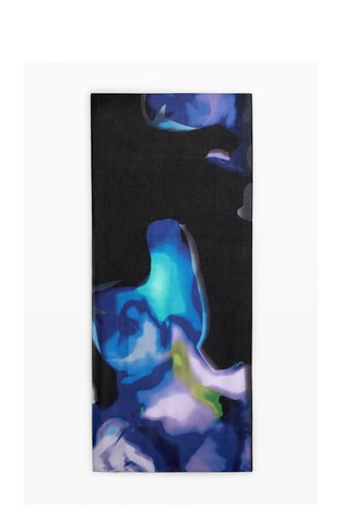 Viscose patterned foulard