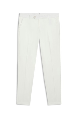 Tapered-fit trousers in stretch canvas