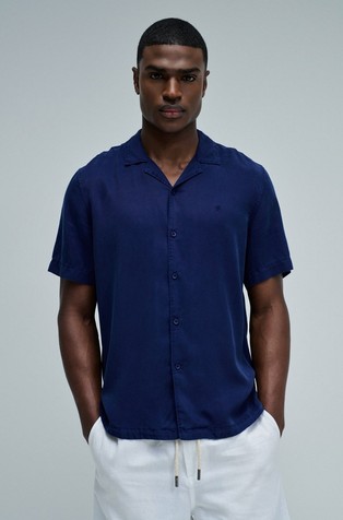 Lightdenim short sleeved shirt in lyocell