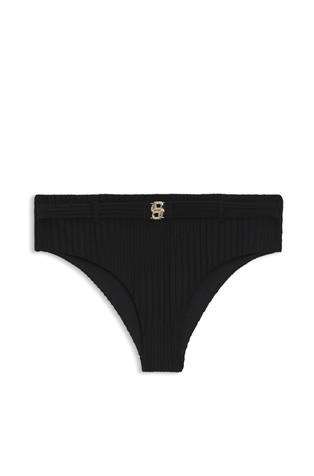 Plisiran spodnji del kopalk z dvojnim B monogramom