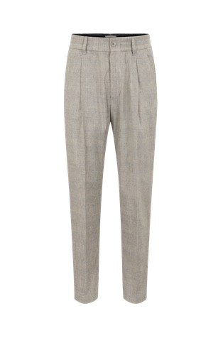 Regular fit kariraste chino hlače
