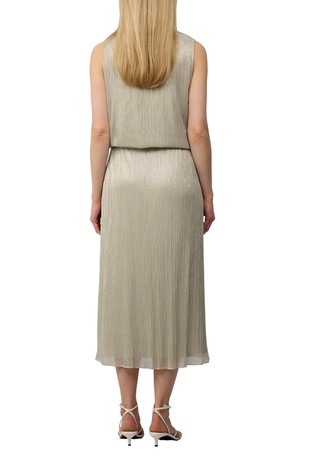 S.OLIVER Plisirano midi krilo Bež - Beige 2
