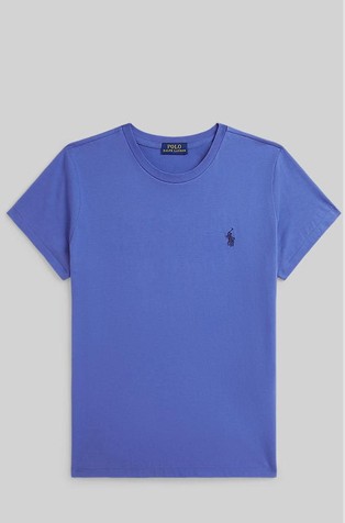 Classic fit majica s kratkimi rokavi iz bombažnega jerseya