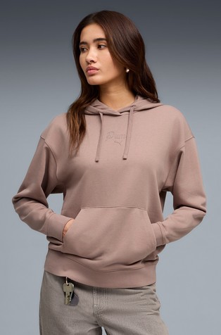 Essentials logo pulover s kapuco