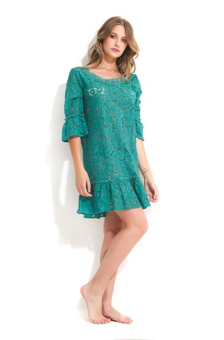 Mini kaftan in lace