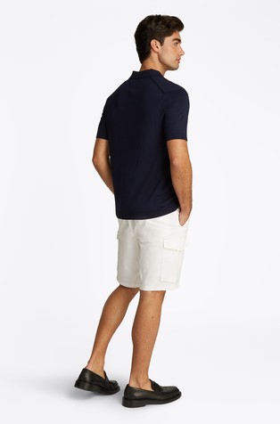 TOMMY HILFIGER Slim fit polo majica iz mešanice bombaža in liocela Modra - Dark Blue 2