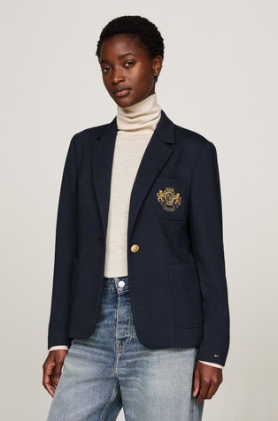 TOMMY HILFIGER Pocket Embroidery Slim Fit Blazer Emporium