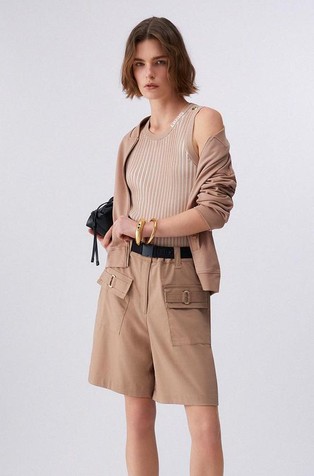 Knit top in viscose-blend