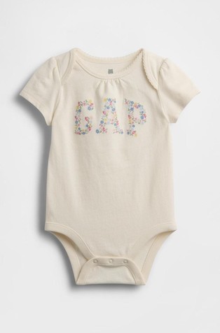 Gap logo bodi s kratkimi rokavi za dojenčice