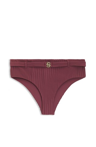 Plisiran spodnji del kopalk z dvojnim B monogramom