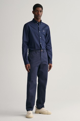 Regular fit bombažne chino hlače