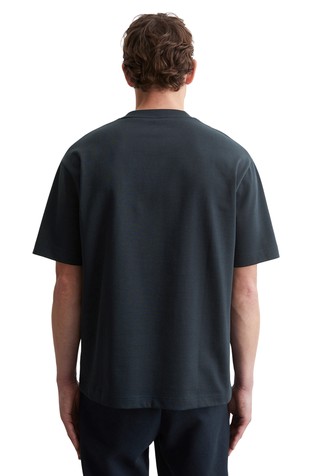 MARC O'POLO Relaxed fit majica iz organskega bombaža Modra - Dark Navy 2