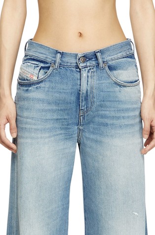 DIESEL Zvončaste jeans hlače - 1978 D-Akemi 09M07 Modra - Light Blue 3