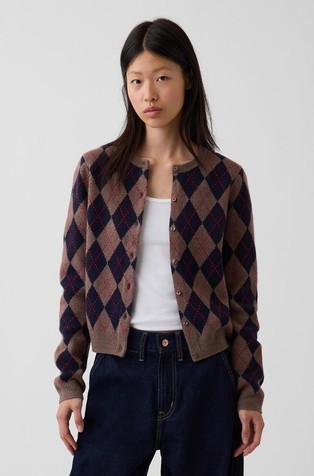 CashSoft cropped ženska pletena jopa