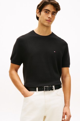 Relaxed fit Cool Comfort pletena majica s kratkimi rokavi