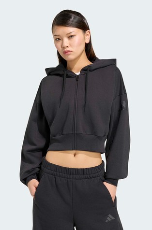 Essentials Contemporary cropped jopa z zadrgo