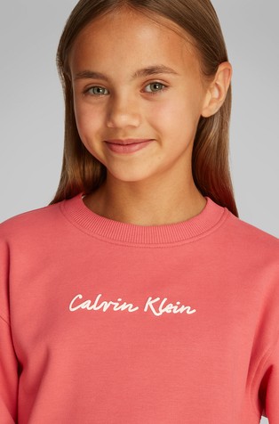 CALVIN KLEIN Logo Sweatshirt Pink 3