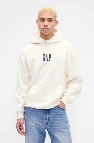 Adult Vintage Soft Oversized Gap Mini-Logo Hoodie