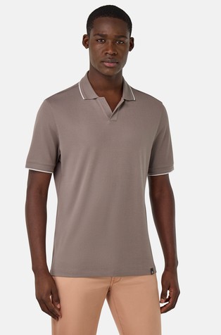 S.Cafè® High-Performance Piqué Polo Shirt