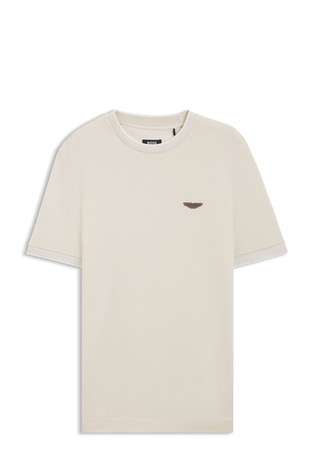 BOSS x Aston Martin majica s kratkimi rokavi iz volne in bombaža