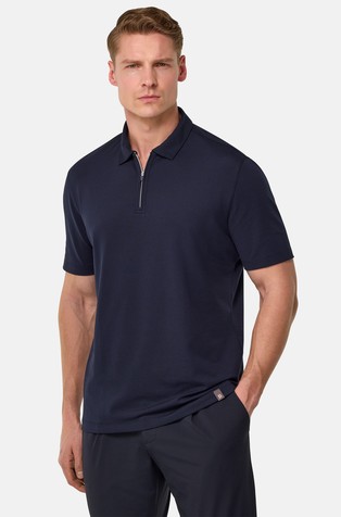 S.Cafè® High-Performance Piqué Polo Shirt