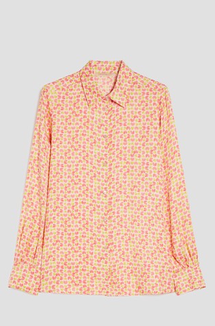 Patterned viscose shirt