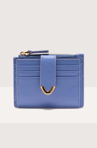 Dew Grained Leather Card Holder