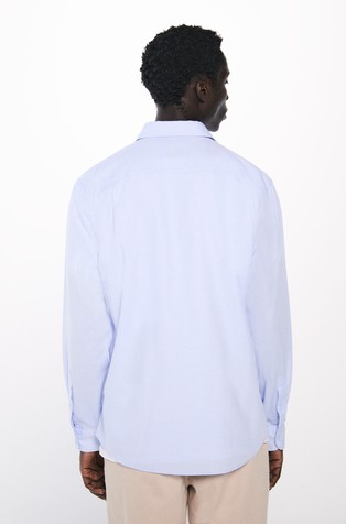 SPRINGFIELD Structured cotton shirt Blue 2