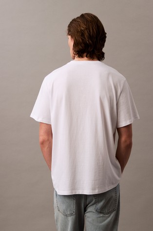 CALVIN KLEIN Monogram Logo Tee White 2