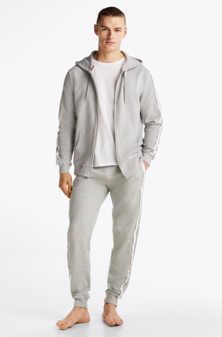 TOMMY HILFIGER TH Established jopa s kapuco Siva - Gray 3
