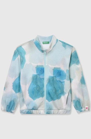 Bombažna jopa s dip-dye vzorcem
