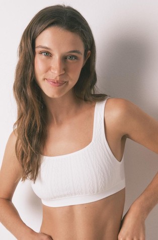 Brezšiven teksturiran top