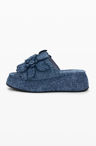 Denim natikači s platformo