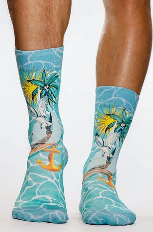 Aqua Sailing men’s socks