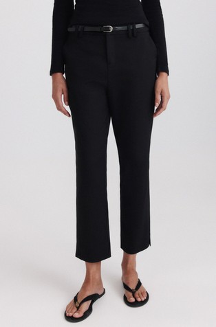 Regular chinos with belt