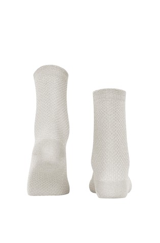 FALKE Elegant Women Socks With Shimmering Effect Gray 2