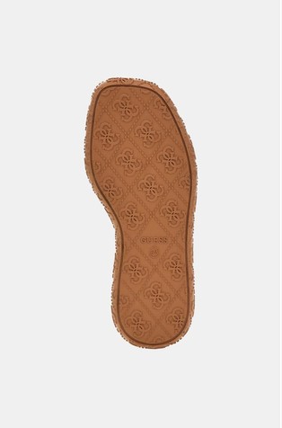 GUESS Bruin 4G logo sandali Rjava - Brown 5