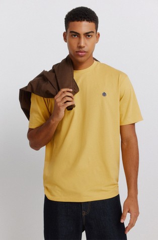 Bombažna logo majica s kratkimi rokavi