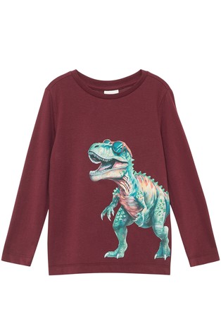 Long sleeve with photo print and 3d effect