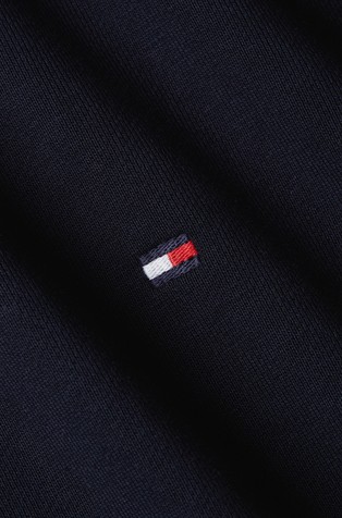 TOMMY HILFIGER Pulover s kapuco in vezeno logo zastavico Modra - Dark Blue 5