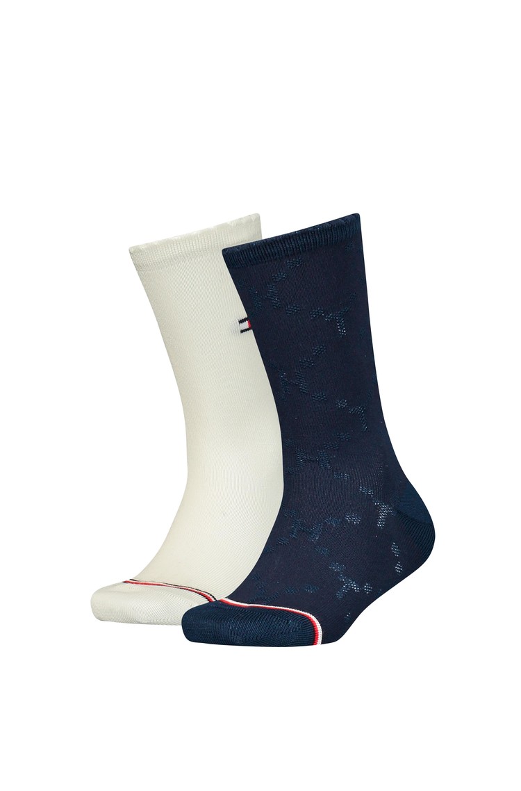 TOMMY HILFIGER Paket 2 parov nogavic iz mešanice z liocelom Večbarvna - Multi 